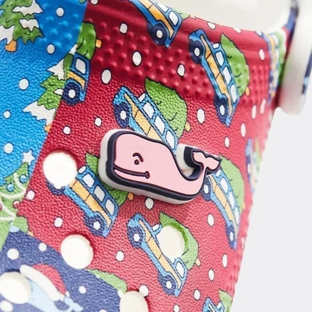 NWT❤️Crocs x Vineyard vines Holiday patchworks unisex clog toddler sz13